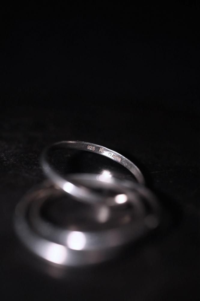 Vintage silver trinity ring 28��