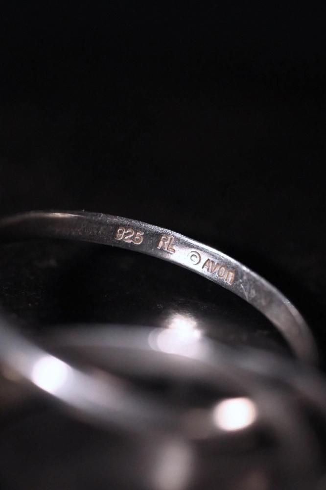 Vintage silver trinity ring 28��