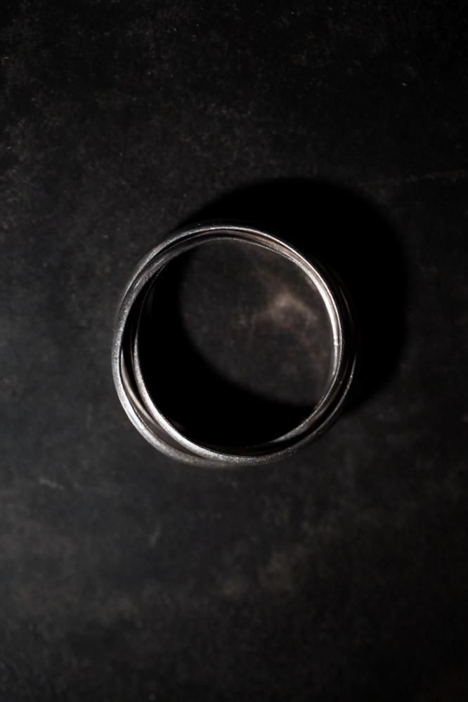 Vintage silver trinity ring 28��