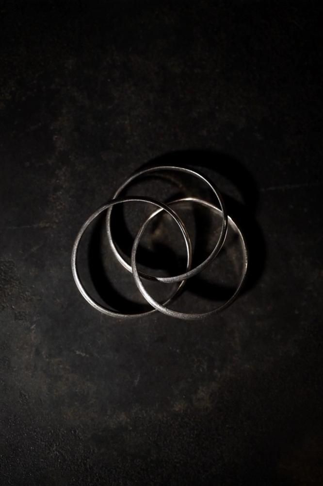 Vintage silver trinity ring 28��