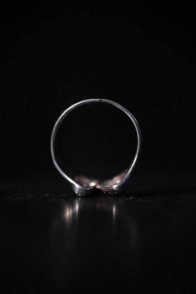 Vintage two face silver ring 9��