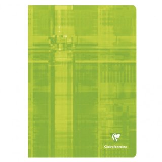 CLAIREFONTAINE CAHIER PIQUE A4 80 PAGES / SEYES 3121C / VERT