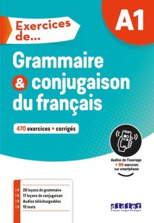 Exercices de Grammaire et conjugaison A1 Livre + didierfle.app