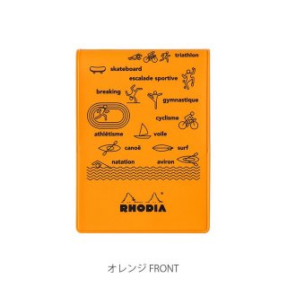 <img class='new_mark_img1' src='https://img.shop-pro.jp/img/new/icons1.gif' style='border:none;display:inline;margin:0px;padding:0px;width:auto;' />RHODIA 11 COVER FRANCAIS : SPORTS : COL. Orange