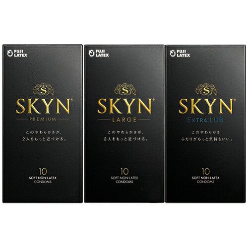 不二ラテックス SKYN(スキン) 10個入り×1箱(PREMIUM・LARGE・EXTRALUB