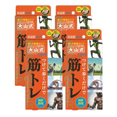 大山式ボディメイクパッド スポーツ(Body Make Pad Sports)(旧 プロ PRO) x4個