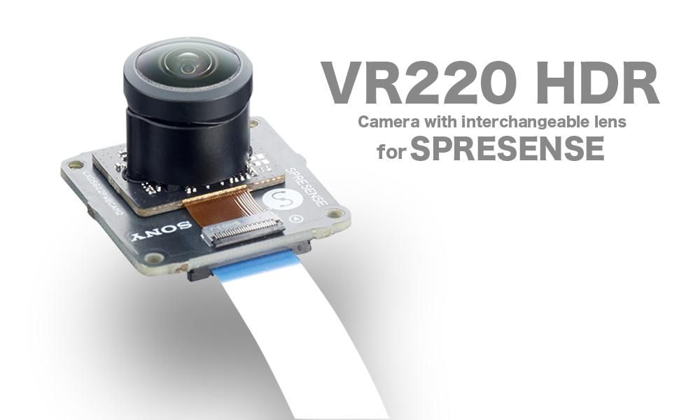 SPRESENSE用 VR220 Camera 組立済み SPRESENSE用レンズ交換式HDRカメラボード HDR VR220 - 株式会社