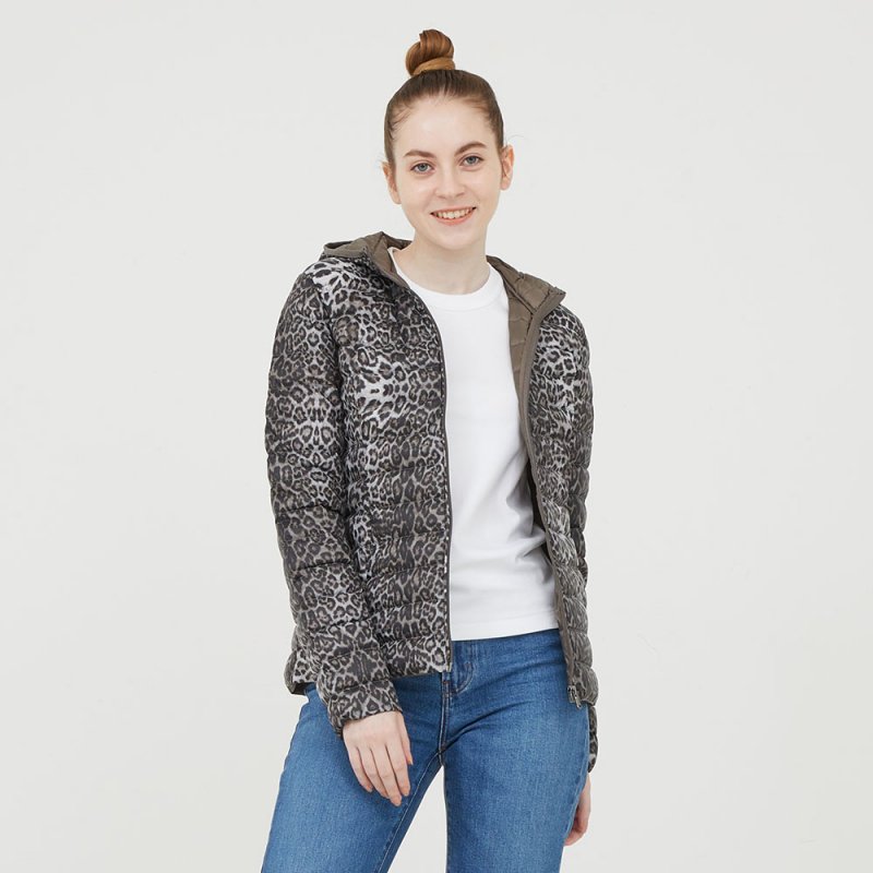 JOTT LADY'S JACKET 4906-CLOE｜974 LEOPARD GRIS