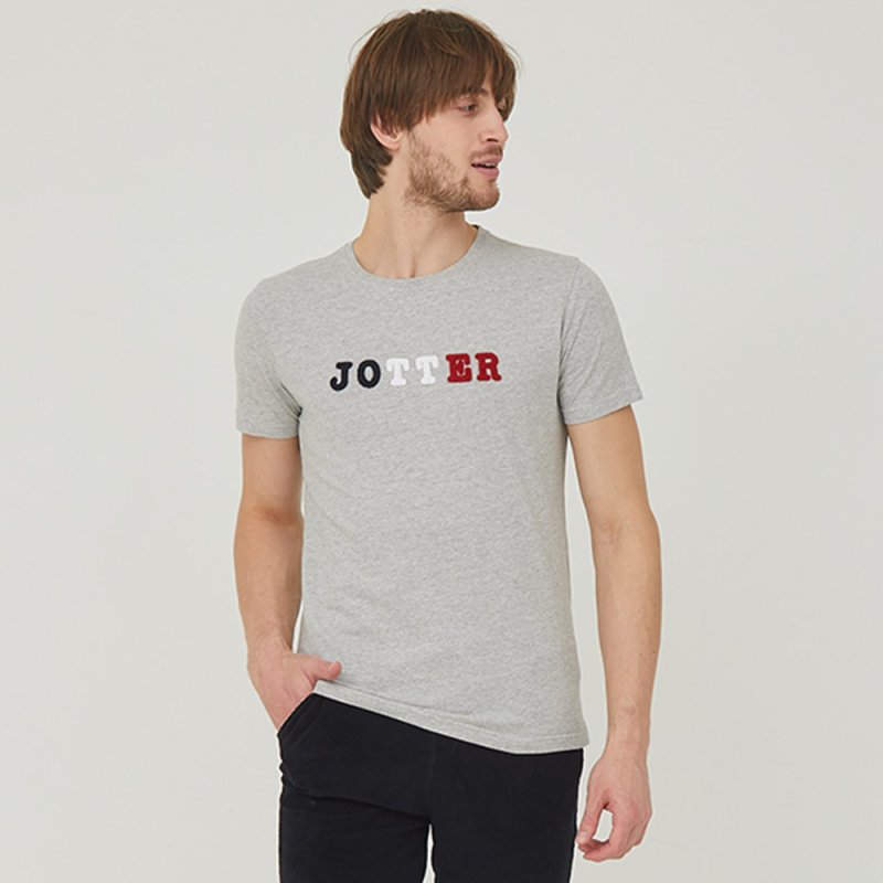 JOTT MEN'S T-SHIRT 6933-PORTO | 864 GRIS CHINE / JOTTER