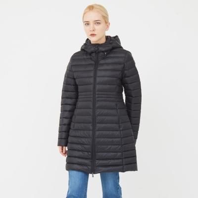 【JOTT LADY'S JACKET VERO｜J999 BLACK】 Long hooded Down jacket Black Vero 2.0 - JOTT