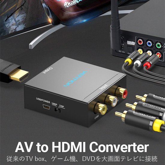 AEFRCA to HDMI Ѵ֥ Black Metal Type / VENTION