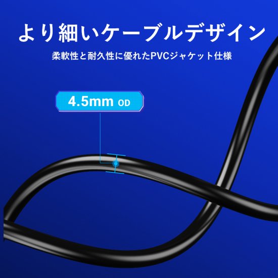 ALA】オプティカルHDMI Male to Male HDケーブル 100M Black 亜鉛合金