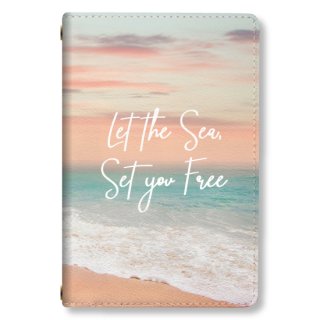 【送料無料・受注生産】パスポートケース（Let The Sea, Set You Free）