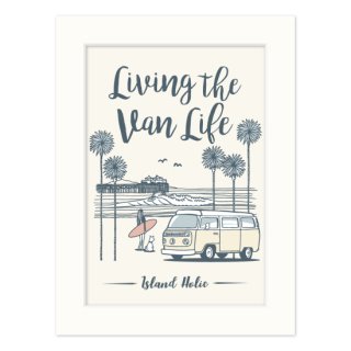 Living the Van Life アートプリント 260×348mm（California）