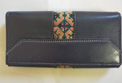 Leather Ladies Clutch Style Wallet
