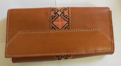 Leather Ladies Clutch Style Wallet