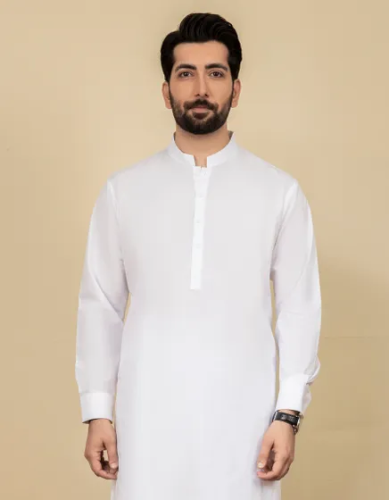 <img class='new_mark_img1' src='https://img.shop-pro.jp/img/new/icons8.gif' style='border:none;display:inline;margin:0px;padding:0px;width:auto;' />WHITE COTTON KAMEEZ SHALWAR