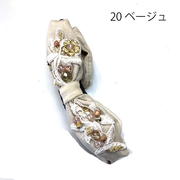 レーヌクロード刺繍バナナクリップヘアアクセサリー