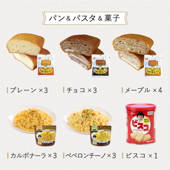 4人用3日分の非常食36食セットBOX【A】 - 【通販】防災グッズ・防災リュック｜ピオマ(pioma)