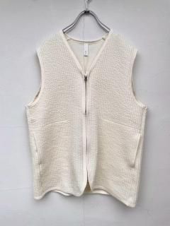 Prit コールキルト VネックZIPベスト コールキルト VネックZIPベスト - AREA2