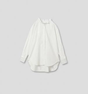 pleats design blouse<WHYTO.>