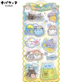 <img class='new_mark_img1' src='https://img.shop-pro.jp/img/new/icons59.gif' style='border:none;display:inline;margin:0px;padding:0px;width:auto;' />【おひとり様2点まで】オバケーヌ ウォーターインシール/ネコかいぎ