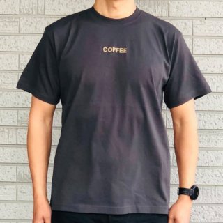 AJI TO KAORI Tee｜コーヒー染め糸によるCOFFEE刺繍のTシャツの商品画像
