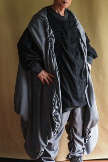 Gather Outer Stole wool gray