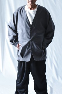 Clag Cardigan Jacket wool gray