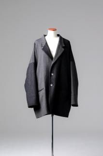 Cloud Tier Huge Jacket ver.Herringbone mix black