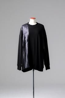 Pleats Tier Sweat black