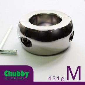 【Mサイズ】CHILL FACTOR Chubby チャビー ボールストレッチャー ねじ式 118 メタル コックリング 睾丸