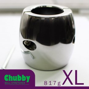 【XLサイズ】CHILL FACTOR Chubby チャビー ボールストレッチャー ねじ式 118 メタル コックリング 睾丸