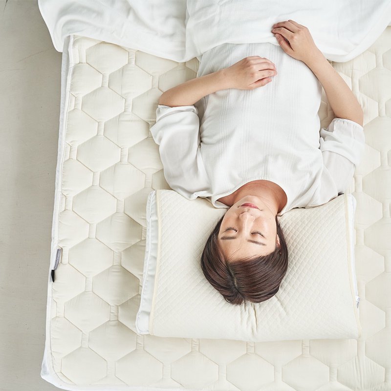 スリープヘキサゴン ホルミシス枕カバー｜ラジウムのホルミシス作用で快適な睡眠環境へ-イミュテラス通販-