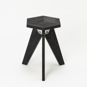 RECYCLED PLASTIC TRI-LEG STOOL_HEX SEAT