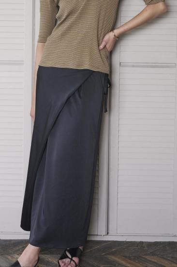 yoli silk wrap skirt シルクラップスカート ① Yoli Silk wrap skirt ｜くらすこと オンラインストア