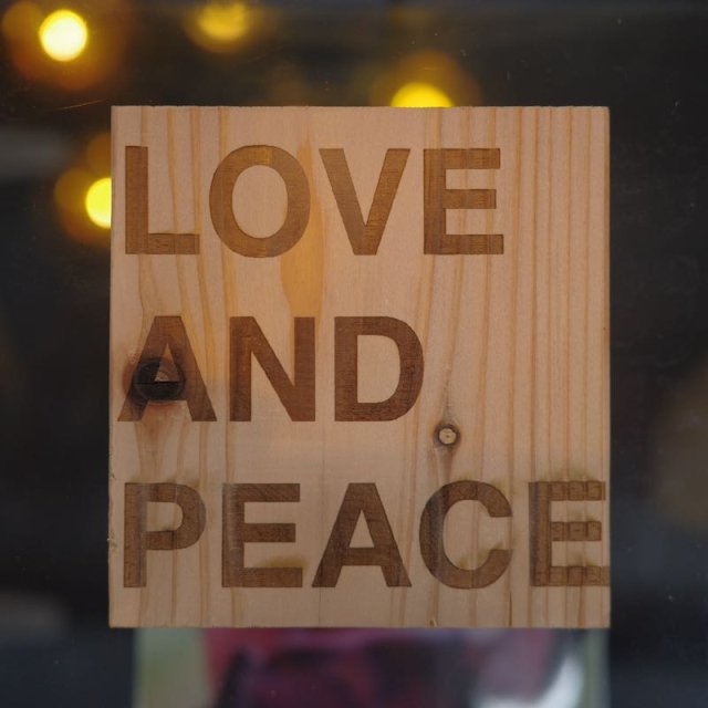 coaster / LOVE AND PEACE