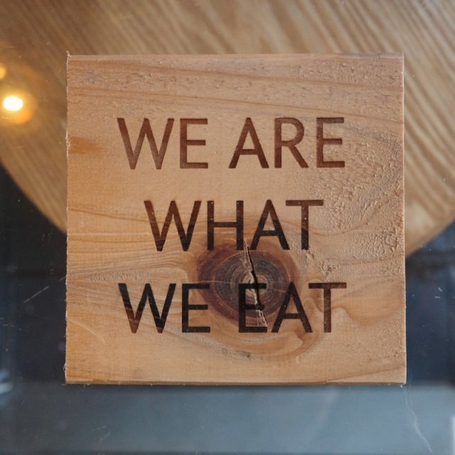 coaster / WE ARE WHAT WE EAT