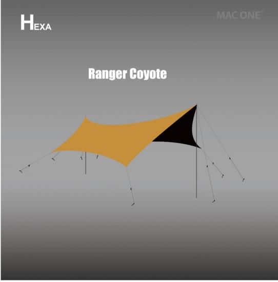 MacOne Hexa M タープ マックアウトドア Mac Outdoor Mac One マックワン ヘキサタープ