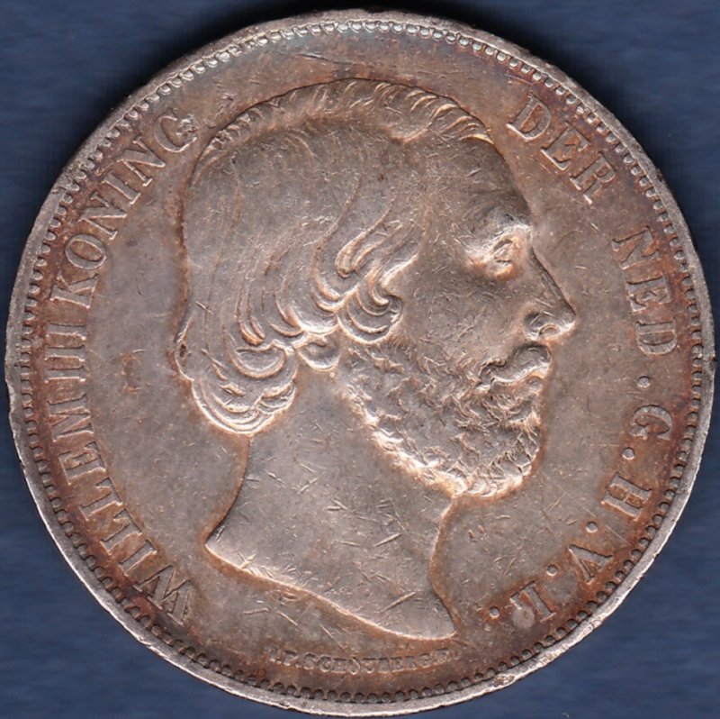 オランダ 1872年 2-1/2グルデン銀貨 - 名古屋 創業65年 時遊屋 古銭