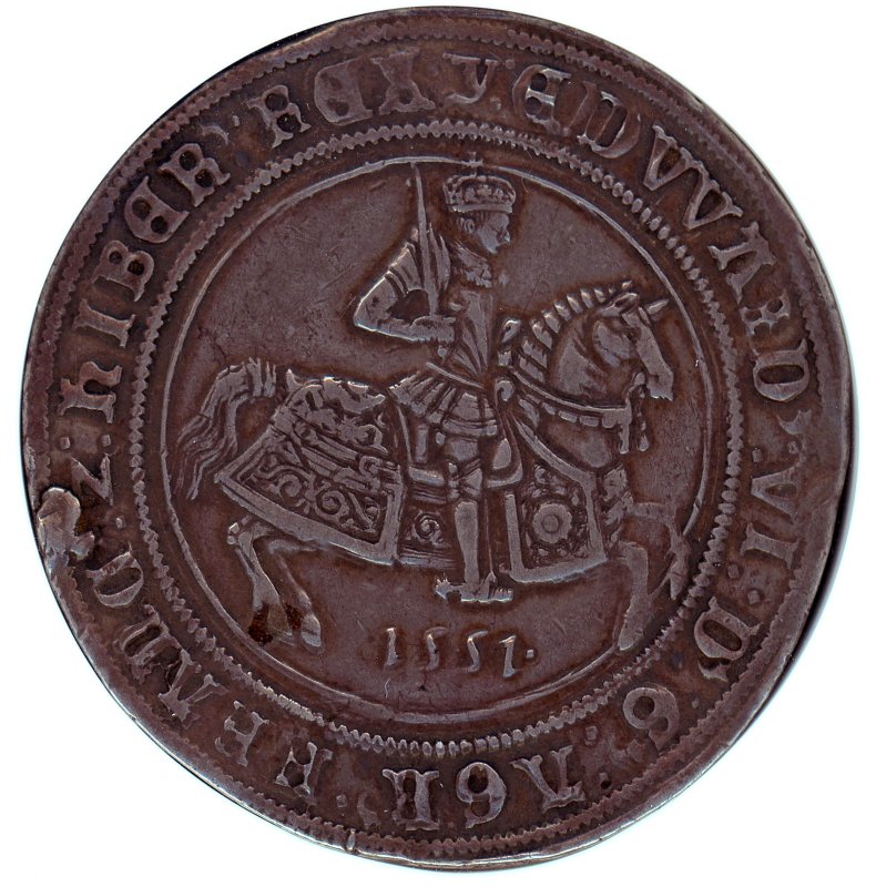 イギリス 1551年 エドワード6世 CROWN銀貨 NGC XF45 - 名古屋 創業65年