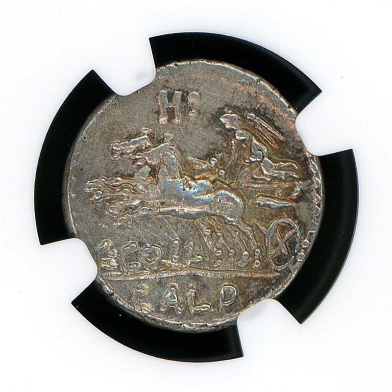 古代ローマ コエリウス・カルドゥス デナリウス銀貨 NGC ChXF 5/5 4/5 - 名古屋 創業65年 時遊屋  古銭・アンティークコイン・切手専門店