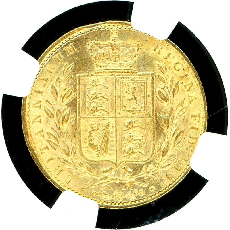 イギリス 1853年 ヴィクトリア女王 ヤングヘッド ソブリン金貨