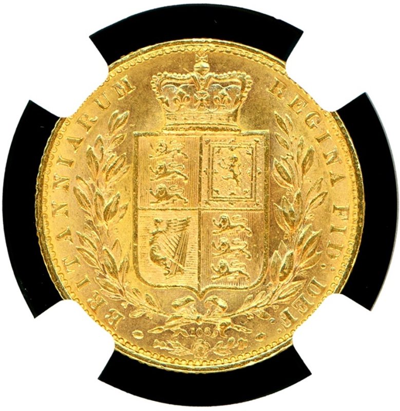 イギリス 1871年 ヴィクトリア女王 ヤングヘッド ソブリン金貨 ...
