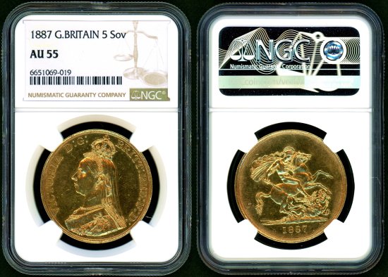 MS62 イギリス　ヴィクトリアオールドヘッド　1/2ソブリン　1900年　金貨