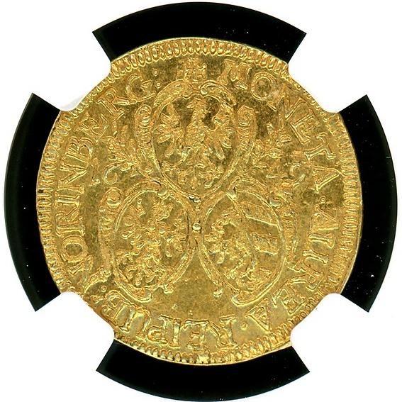 ドイツ ニュルンベルク 1649年 ラムダカット Ducat金貨 NGC MS61 