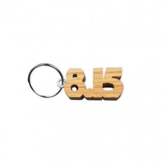 8.15 WOODEN KEYRING <br/> Natural Oak