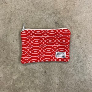 ORIGINAL TIMELESS ARTICLES<br/>VINTAGE FABRIC POUCH<br/>Red Abstract