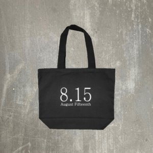 AUGUST FIFTEENTH<br/>Large Canvas Tote<br/>Black
