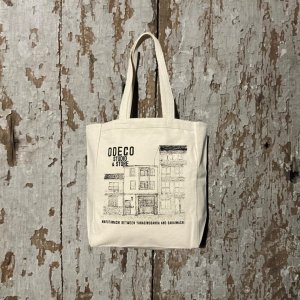 ODECO<br/> Canvas Tote Bag - Store Front<br/>Natural